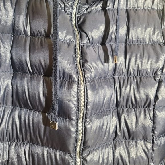 Andrew Marc Lightweight Premium Down Puffer Duck Feather Jacket sz M GUC Flaw - Picture 4 of 10